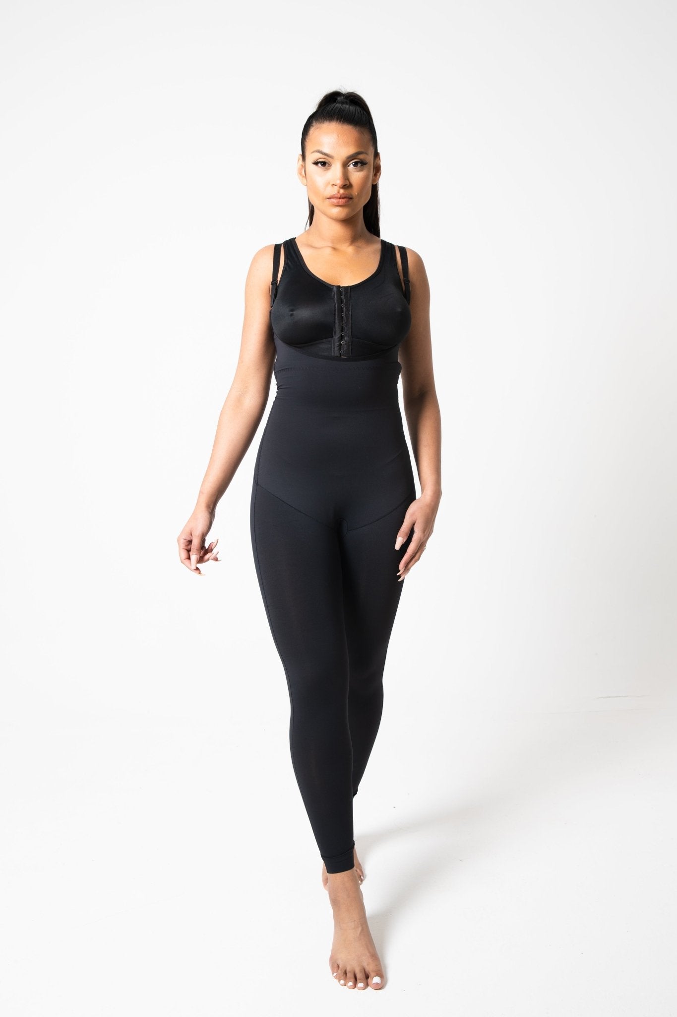 Naomi - Full Body Shaper Open Chest Adjustable Straps - Bella Fit USS