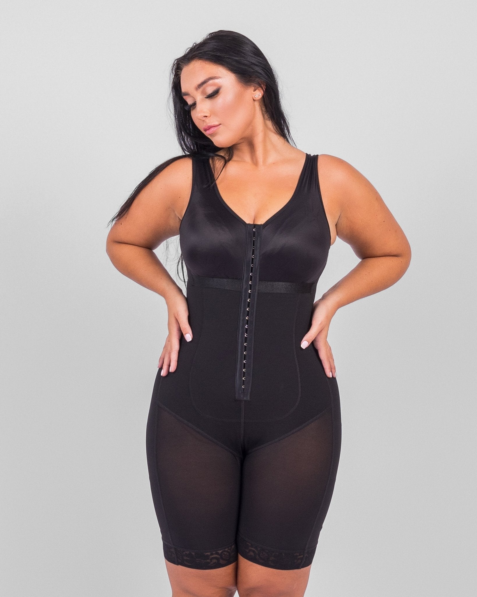 Nikita - Post-Surgical Full Body Shapewear - Bella Fit USXSBlack