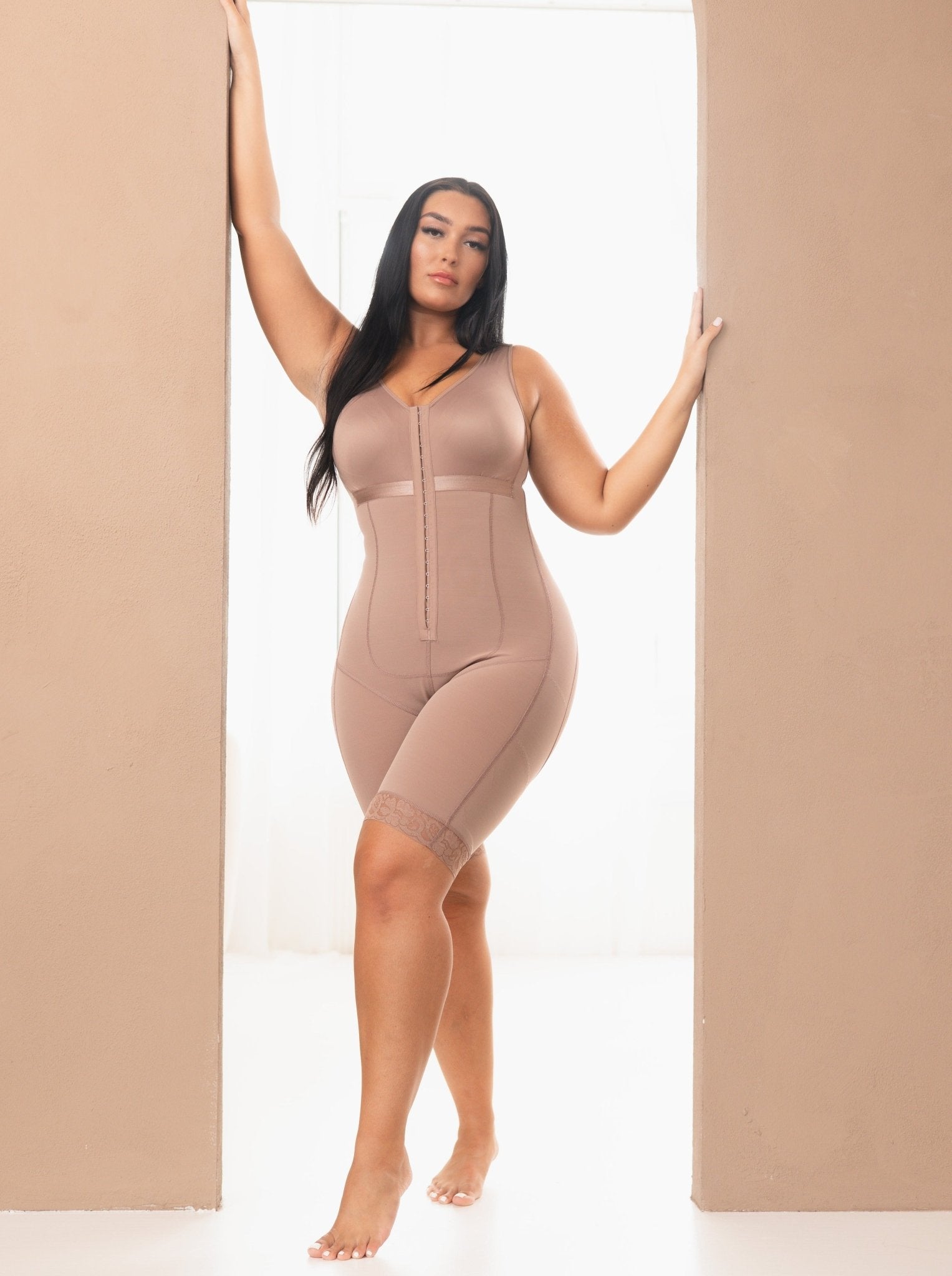Nikita - Post-Surgical Full Body Shapewear - Bella Fit USXSBeige