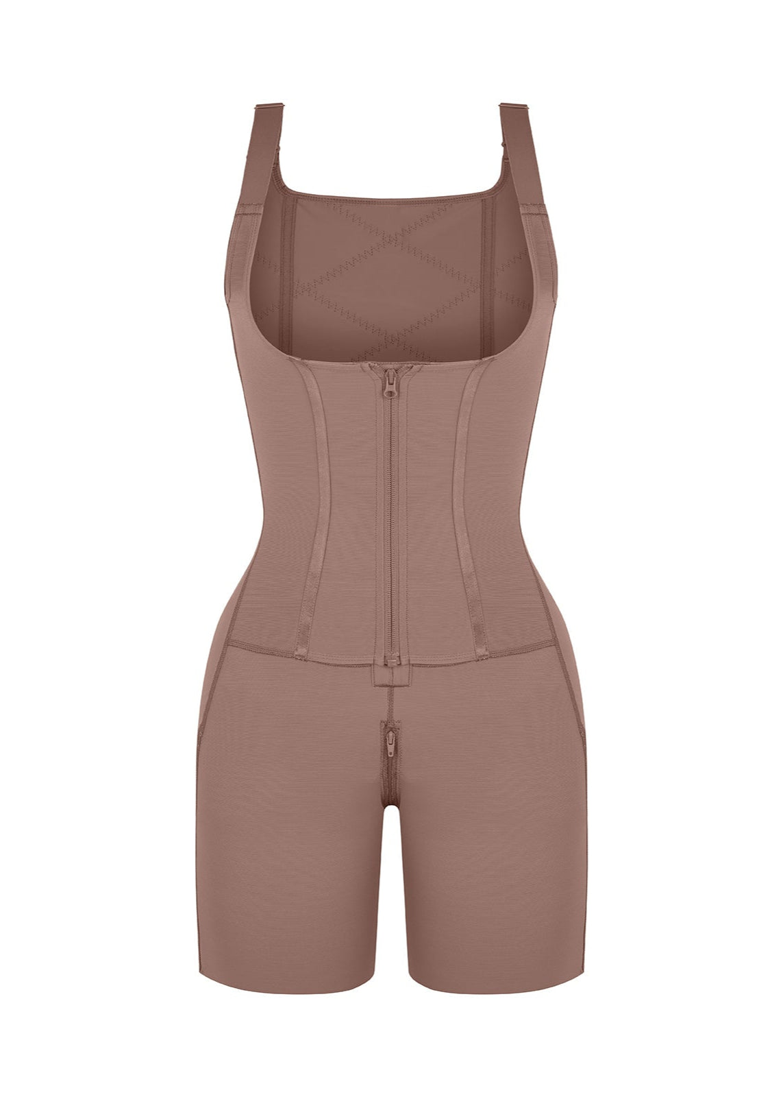 Rebecca 2.0 - Post - Surgery U - Shaped Bust Support Shapewear with Waist and Abdomen Control - Bella Fit USBlackS
