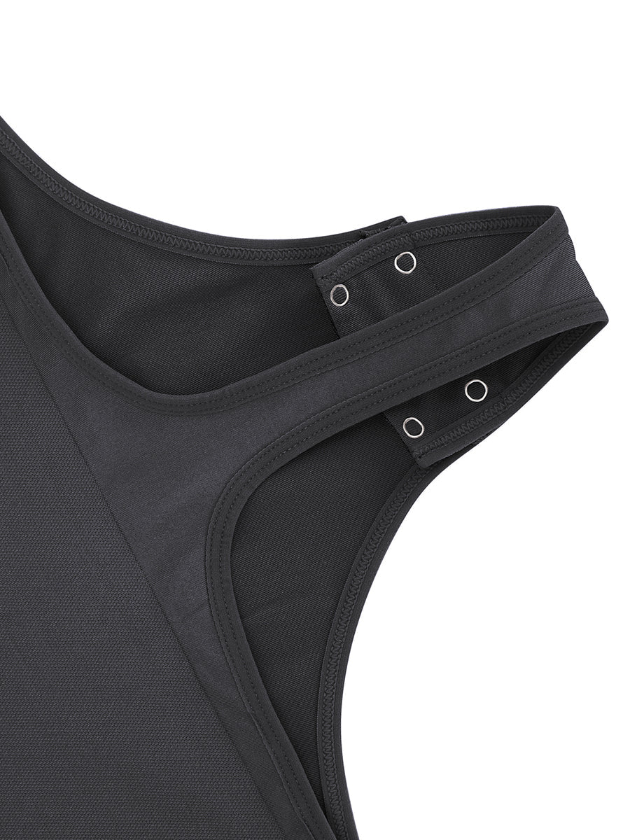 Rosina - Eco - friendly Seamless Thong Bodysuit with Long Sleeves &amp; Turtle Neck - Bella Fit USWhiteXS/S