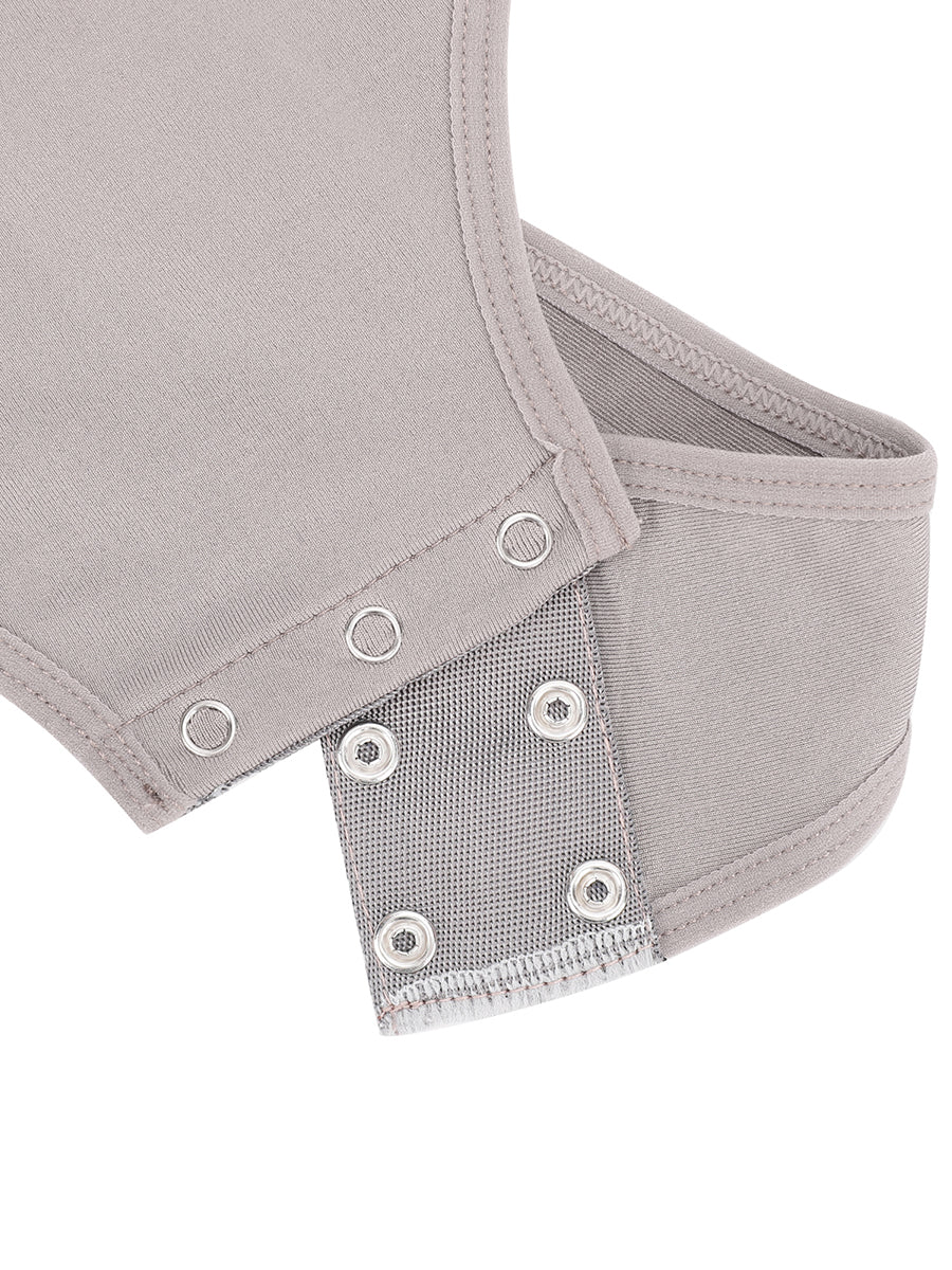 Rosina - Eco - friendly Seamless Thong Bodysuit with Long Sleeves &amp; Turtle Neck - Bella Fit USBlackXS/S