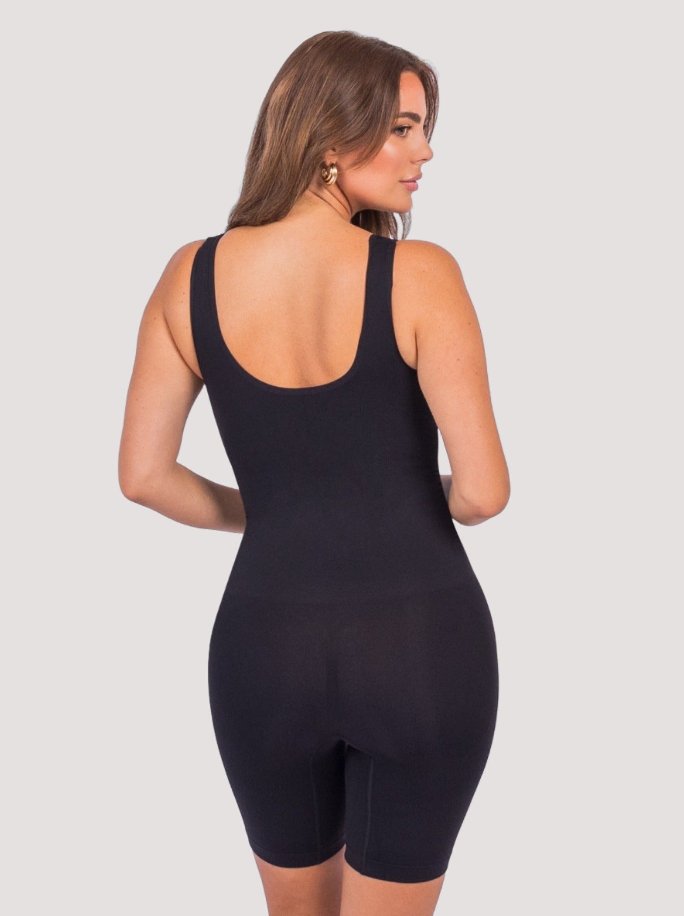 Sienna - Shaping All-In-One Tank Bodysuit - Bella Fit USXS/SBlack