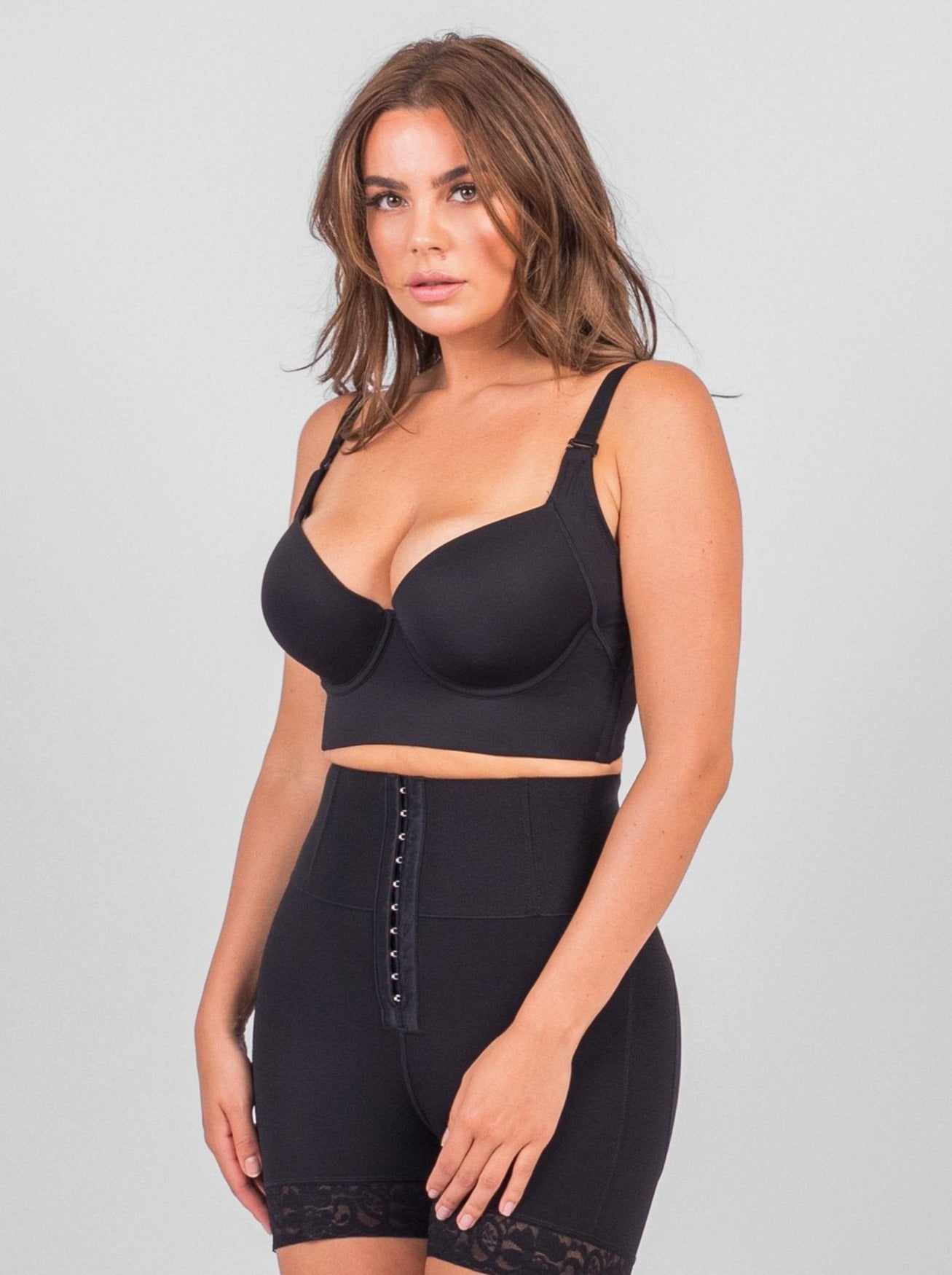 Silvia - Adjustable Wired Push Up Bra - Bella Fit USBlack34B/C