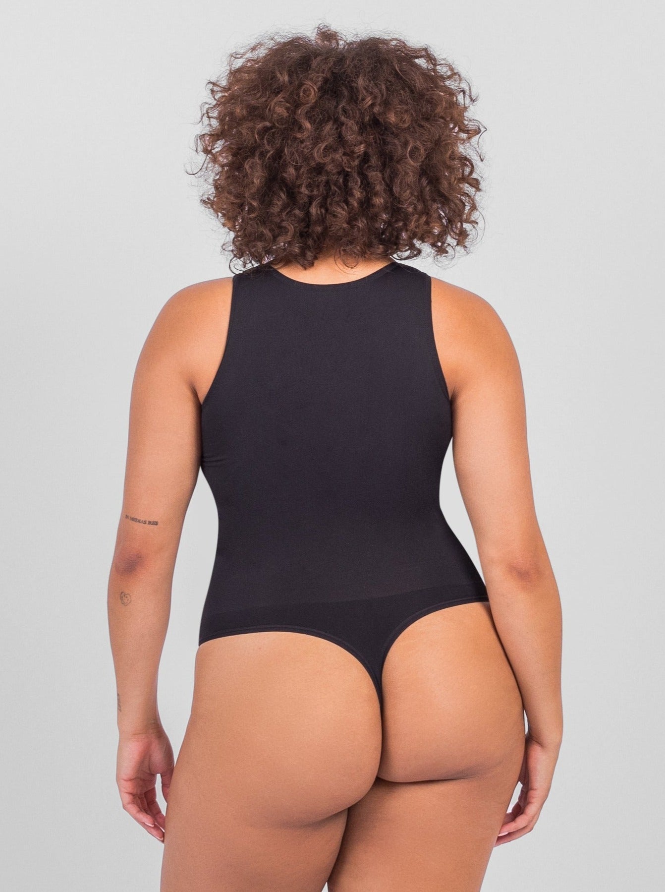 Solana - Sleeveless High Neck Bodysuit - Bella Fit USXS/SBlack
