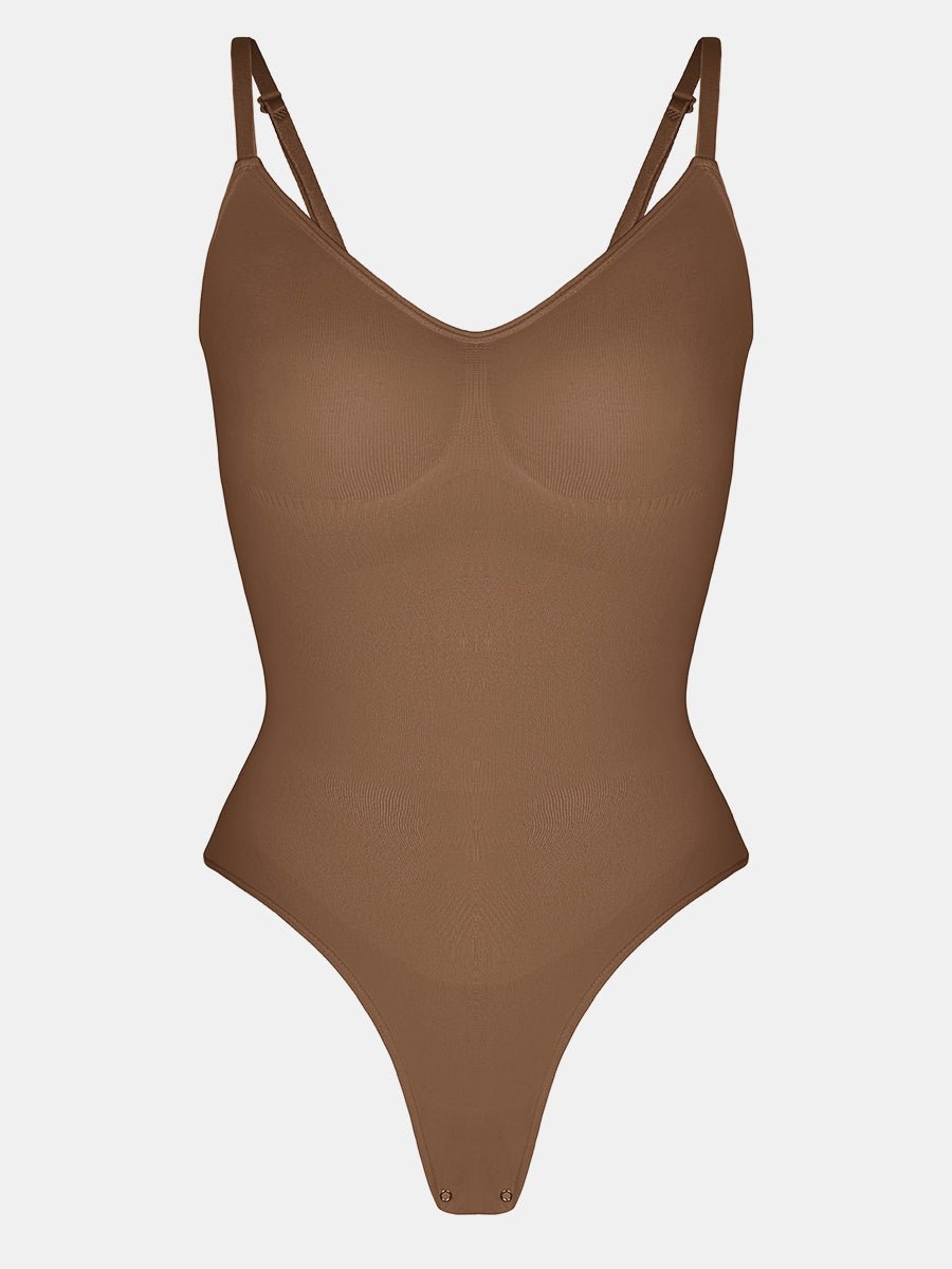 Stefanie - Smoothing Seamless Thong Shaper - Bella Fit USXS/SBlack