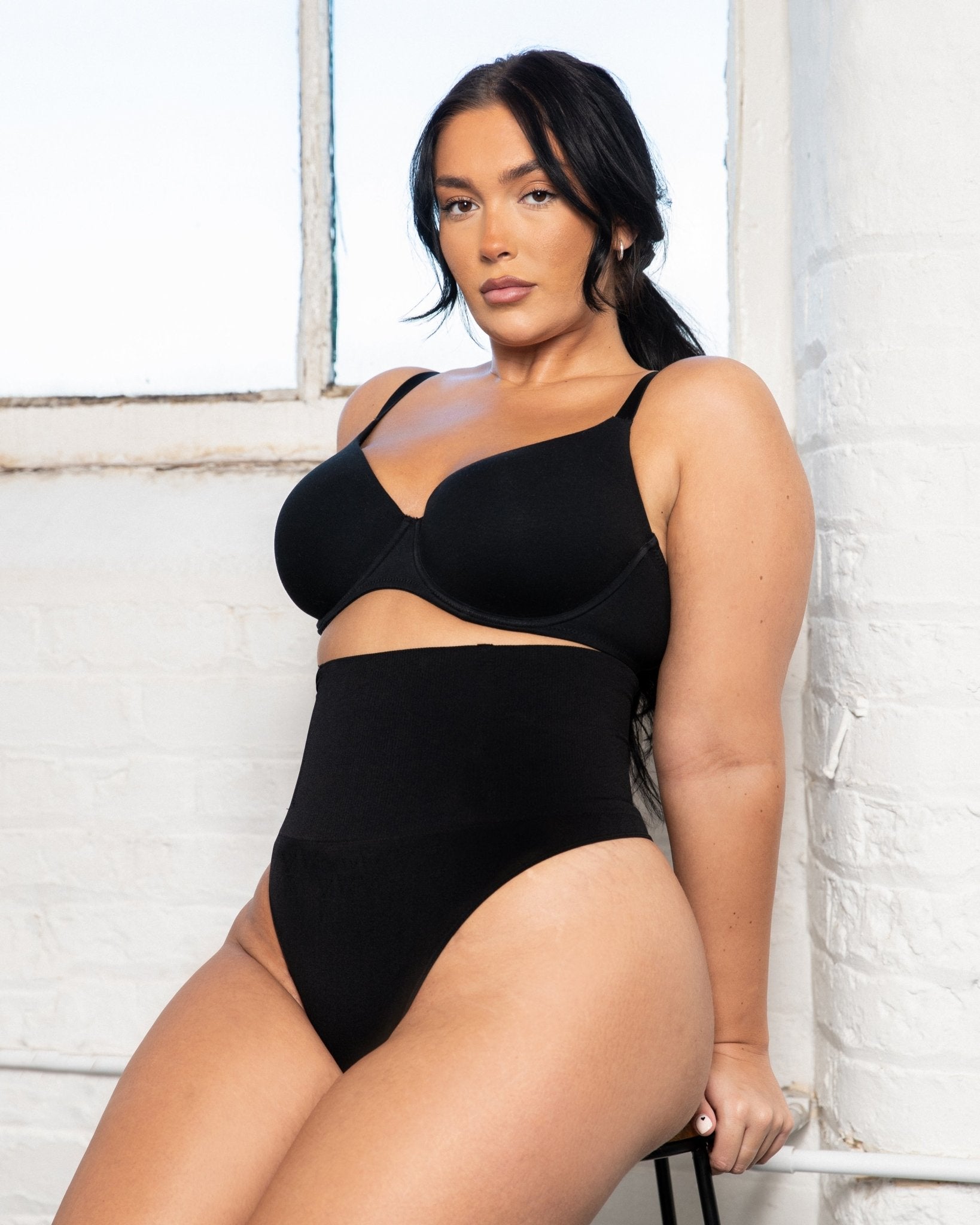 Stella - Corrective Thong - 4 Steel Bones - Bella Fit USBlackS
