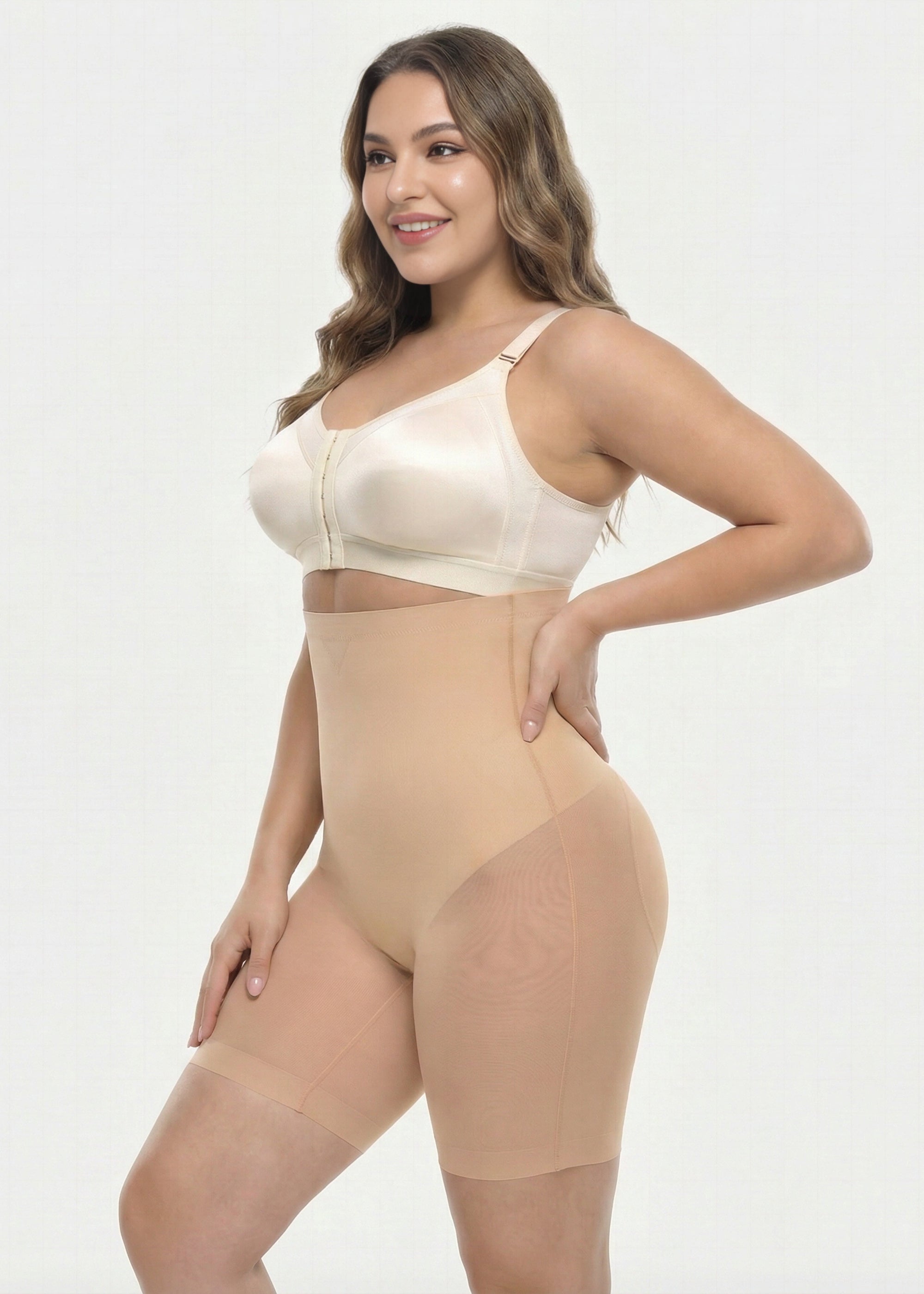 Madison High-Waist CoreLock™ Anti-Roll Butt Lift Shaper Shorts