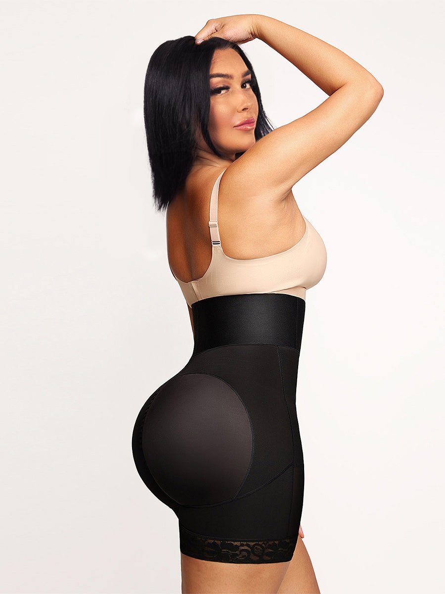 Valentina 2.0 - Boned Sculpt High-Waist BBL Shorts - Bella Fit USBlackXS