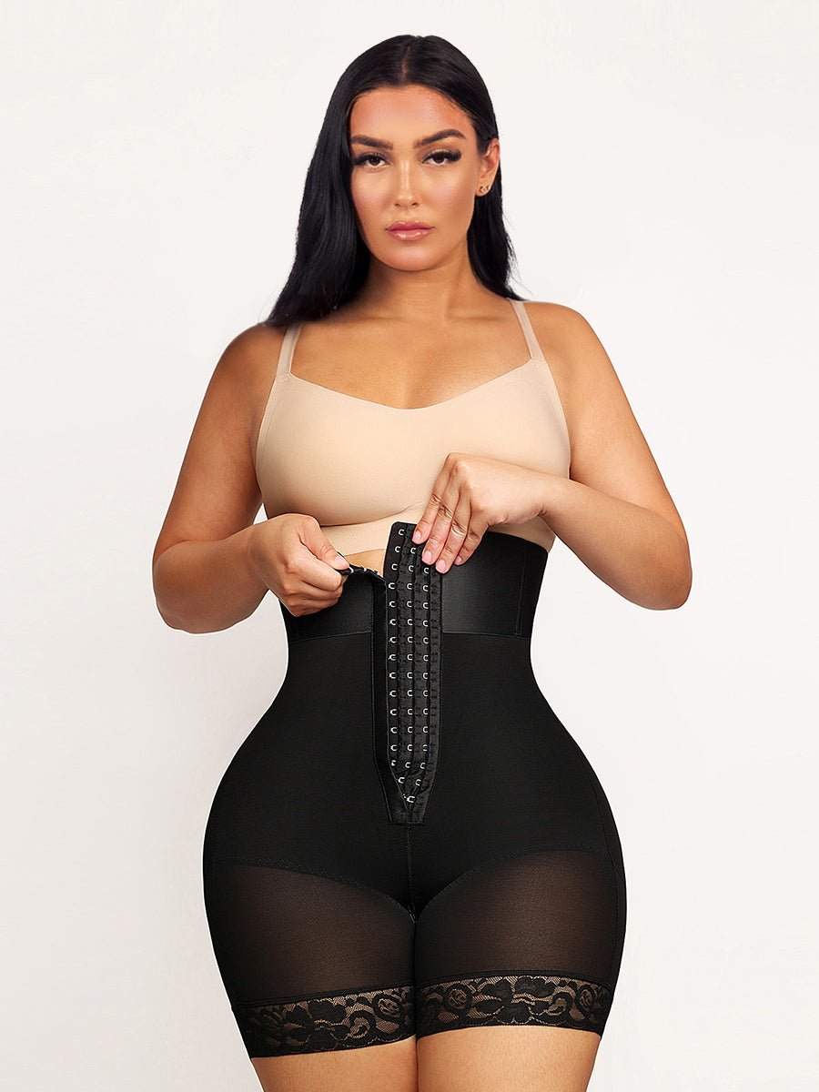 Valentina 2.0 - Boned Sculpt High-Waist BBL Shorts - Bella Fit USBlackXS